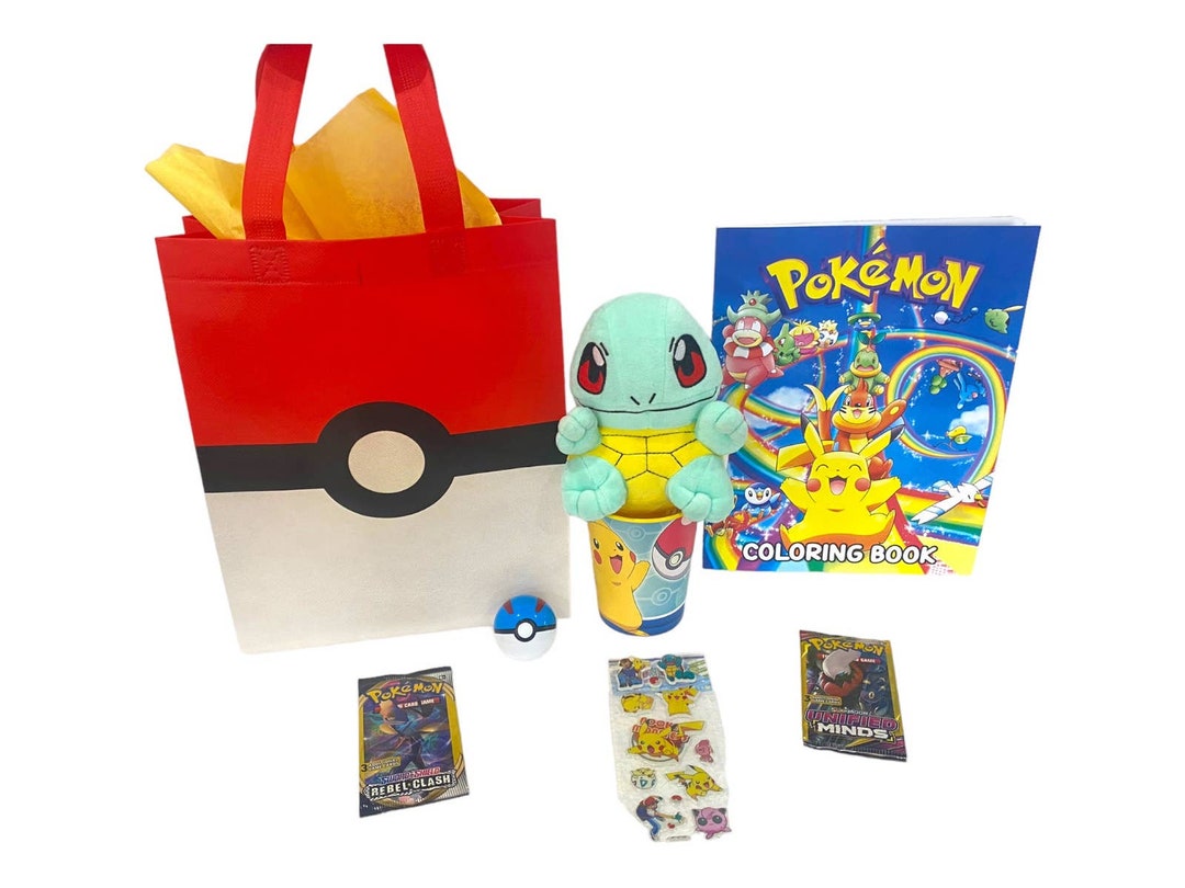 Pokemon Easter Basket Cards Pokémon Plush Sqirtle Surprise Pokeball