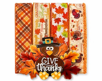 Thanksgiving-kransset, bedankt Turkije-kransset, herfstdeurdecor, Turkije-bordlintbundel, oogstkransset
