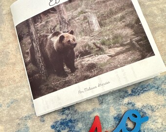 Librito de Lecture en Español/ Spanish Beginning Reader Montessori Aligned Pink Series/ Serie Rosa/ Cursiva/ Cursive « El Oso »