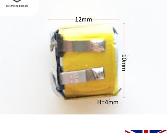 40 mAh 3.7V lipo Li Polymer Rechargeable Battery 401012 Lithium Polymer 401012