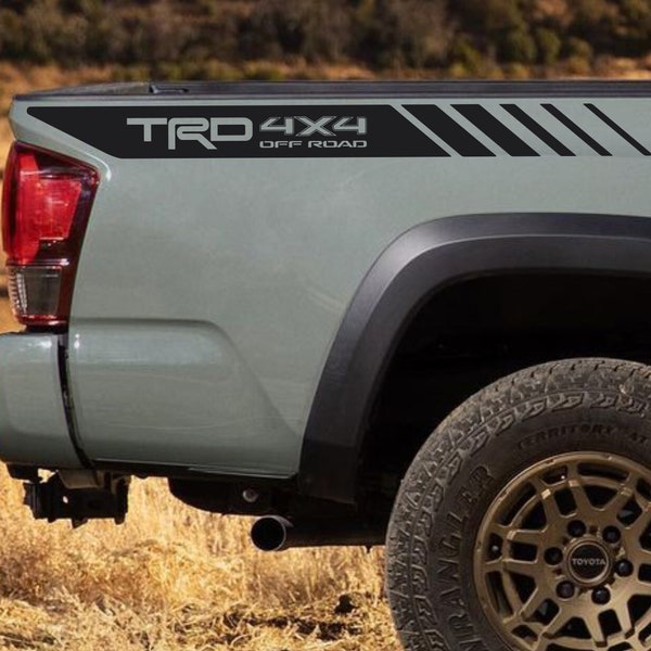 Toyota Tacoma Tundra 2016 - 2022 TRD OFF ROAD 4X4 Bed Vinyl Decal Sticker Graphics Kit