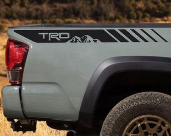 トヨタ タコマ タンドラ 2016 - 2023 TRD マウンテンズ ベッド ビニール デカール ステッカー グラフィックキット