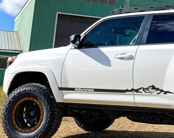 トヨタ 4Runner MOUNTAIN ロッカーパネル ビニール デカール グラフィック ステッカー