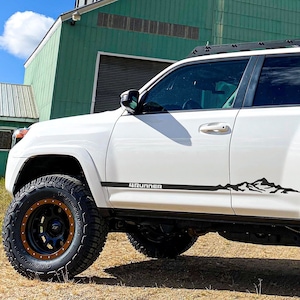 Toyota 4Runner MOUNTAIN  Rocker Panel Vinyl Decal Graphics Sticker
