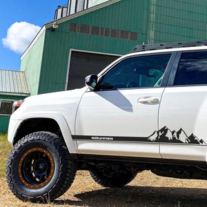 Toyota 4Runner MOUNTAIN EDITION Rocker Panel Vinyl Decal Graphics Sticker