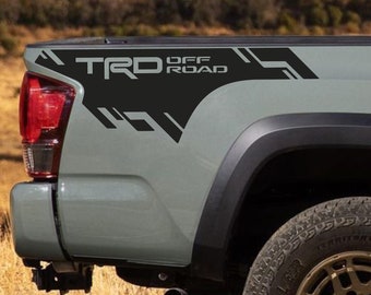 トヨタ タコマ 2016 - 2023 TRD OF ROAD ベッド ビニール デカール ステッカー グラフィック キット
