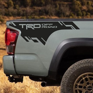 Toyota Tacoma  2016 - 2023 TRD OF ROAD Bed Vinyl Decal Sticker Graphics Kit
