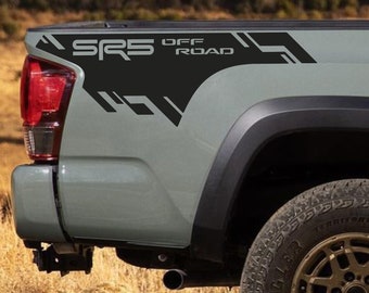 トヨタ タコマ 2016 - 2023 SR5 OF ROAD ベッド ビニール デカール ステッカー グラフィック キット