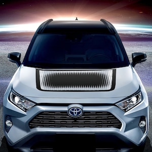 BMW RAV4 Motorhaubenaufkleber - Benutzerdefinierte Vinylgrafik für RAV4 (2019-2024) - Wetterfest und einfach anzubringen