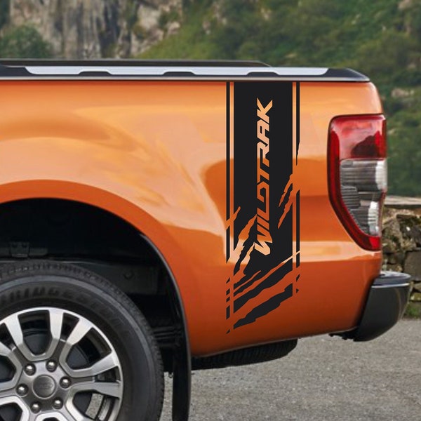 FORD RANGER WILDTRAK 2016 - 2022 Kit graphique d’autocollants en vinyle pour lit