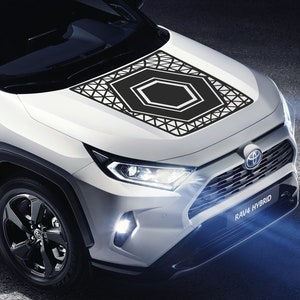 BMW RAV4 Motorhaubenaufkleber - Benutzerdefinierte Vinylgrafik für RAV4 (2019-2024) - Wetterfest und einfach anzubringen