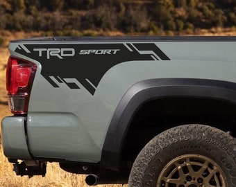 トヨタ タコマ 2016 - 2023 TRD スポーツ ベッド ビニール デカール ステッカー グラフィック キット