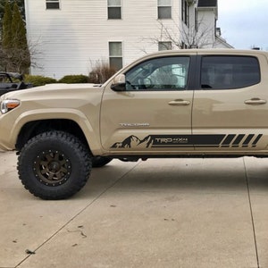 Toyota Tacoma 2016 - 2023 TRD Off Road  ROCKER PANEL Vinyl Decal Sticker Graphics Kit