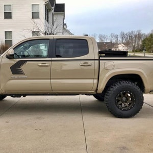 Toyota Tacoma 2016 - 2023 STORM Upper Door Panel Vinyl Decal Sticker Graphics Kit