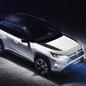 BMW RAV4 Motorhaubenaufkleber - Benutzerdefinierte Vinylgrafik für RAV4 (2019-2024) - Wetterfest und einfach anzubringen