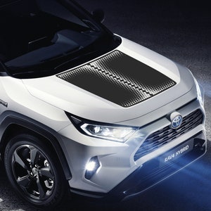 BMW RAV4 Motorhaubenaufkleber - Benutzerdefinierte Vinylgrafik für RAV4 (2019-2024) - Wetterfest und einfach anzubringen