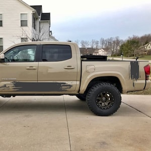 Toyota Tacoma 2016 - 2023 ROCKER PANEL and Bed Vinyl Decal Sticker Graphics Kit