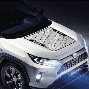 BMW RAV4 Motorhaubenaufkleber - Benutzerdefinierte Vinylgrafik für RAV4 (2019-2024) - Wetterfest und einfach anzubringen