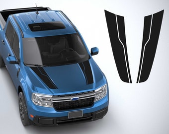DERNIER! Autocollant en vinyle Hood Spears pour Ford Maverick 2022 + kit graphique autocollant