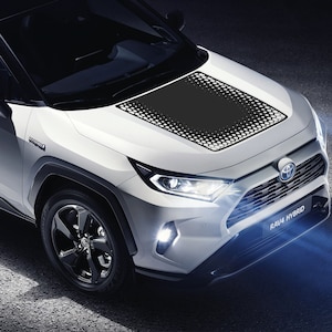BMW RAV4 Motorhaubenaufkleber - Benutzerdefinierte Vinylgrafik für RAV4 (2019-2024) - Wetterfest und einfach anzubringen