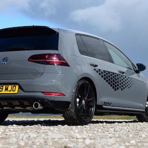 MK7 MK7.5 MK8 VOLKSWAGEN Golf TCR Honeycomb Side Vinyl Decal Sticker Graphic Kit