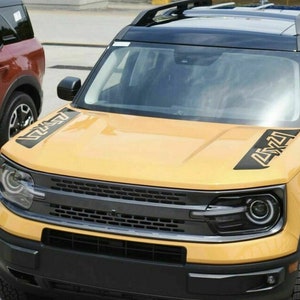 Ford Bronco Sport 2020 - 2024 4X4 Split Hood Stripes  Vinyl Decal Sticker Graphics Kit