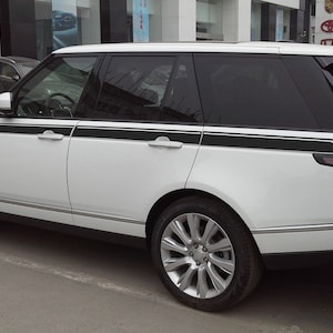 RANGE ROVER Vogue L405 2013 - 2017 と互換性のあるアッパーボディストライプデカールステッカーグラフィックキット