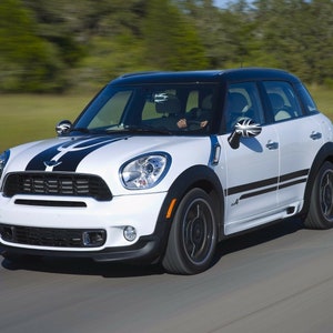 Mini Cooper S Countryman All4 R60 Viper FULL BODY Stripes Vinyl Decal Sticker Graphics  Kit