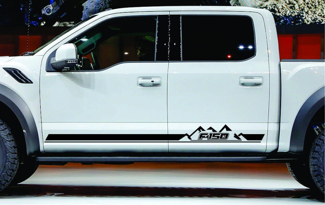 2015 2022 Ford F-150 ROCKER PANEL Stripe Vinyl Decal Sticker Graphics ...