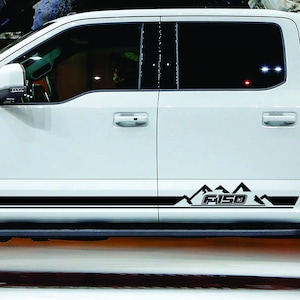 2015 2022 Ford F-150 ROCKER PANEL Stripe Vinyl Decal Sticker Graphics ...