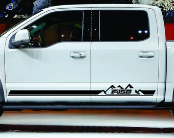 2015-2024 Ford F-150 ROCKER PANEL Stripe Vinyl Decal Sticker Graphics Kit