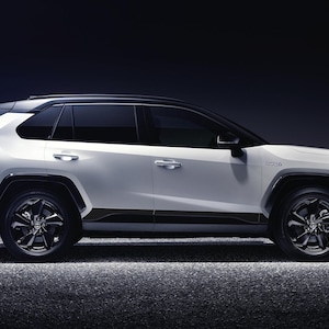 Toyota RAV4 Rocker Panel Stripe Decals - Off-Road Vinyl Graphics (2019-2024) - Weatherproof & Custom Fit