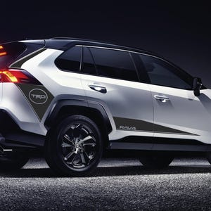 Toyota RAV4 Side Stripe Decal - Hockey Style Vinyl Graphics (2019-2024) - Weatherproof & Custom Fit