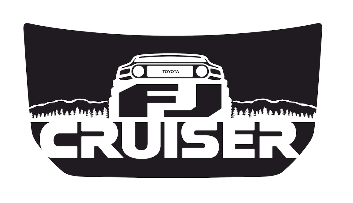 Toyota Fj Cruiser HOOD Vinyl Decal Sticker Graphics Kit Etsy