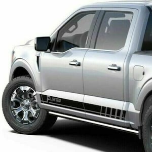 2021 -2024 Ford F-150 F LIMITED ROCKER PANEL Stripe Vinyl Decal Sticker Graphics Kit