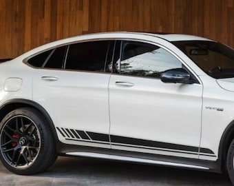 Mercedes-Benz AMG  GLC-Class C253 Lower Rocker Panel stripe Vinyl Decal Sticker Graphics Kit