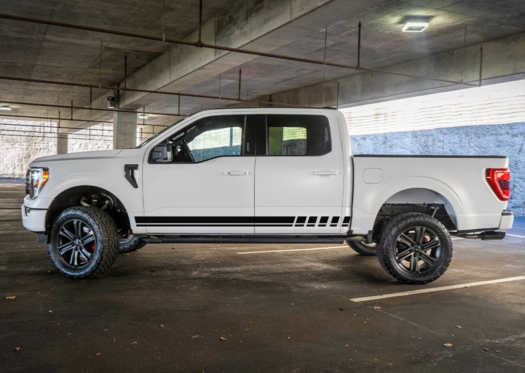2021 2022 Ford F-150 ROCKER PANEL Stripe Vinyl Decal Sticker Graphics ...