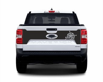 Tailgate Vinyl back Decal  fits Ford Maverick 2021 - 2024 sticker graphic kit