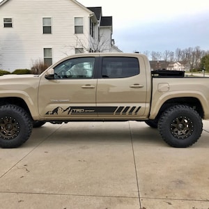 Toyota Tacoma 2016 - 2023 TRD Sport ROCKER PANEL Vinyl Decal Sticker Graphics Kit