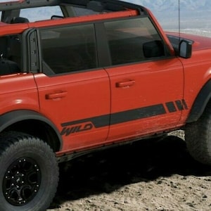 Ford Bronco Sport 2020 - 2024 WILD ROCKER PANEL Vinyl Decal Sticker Graphics Kit
