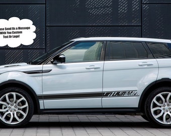 Range Rover Evoque Side Stripe Vinyl Decal Kit (2010-2017)