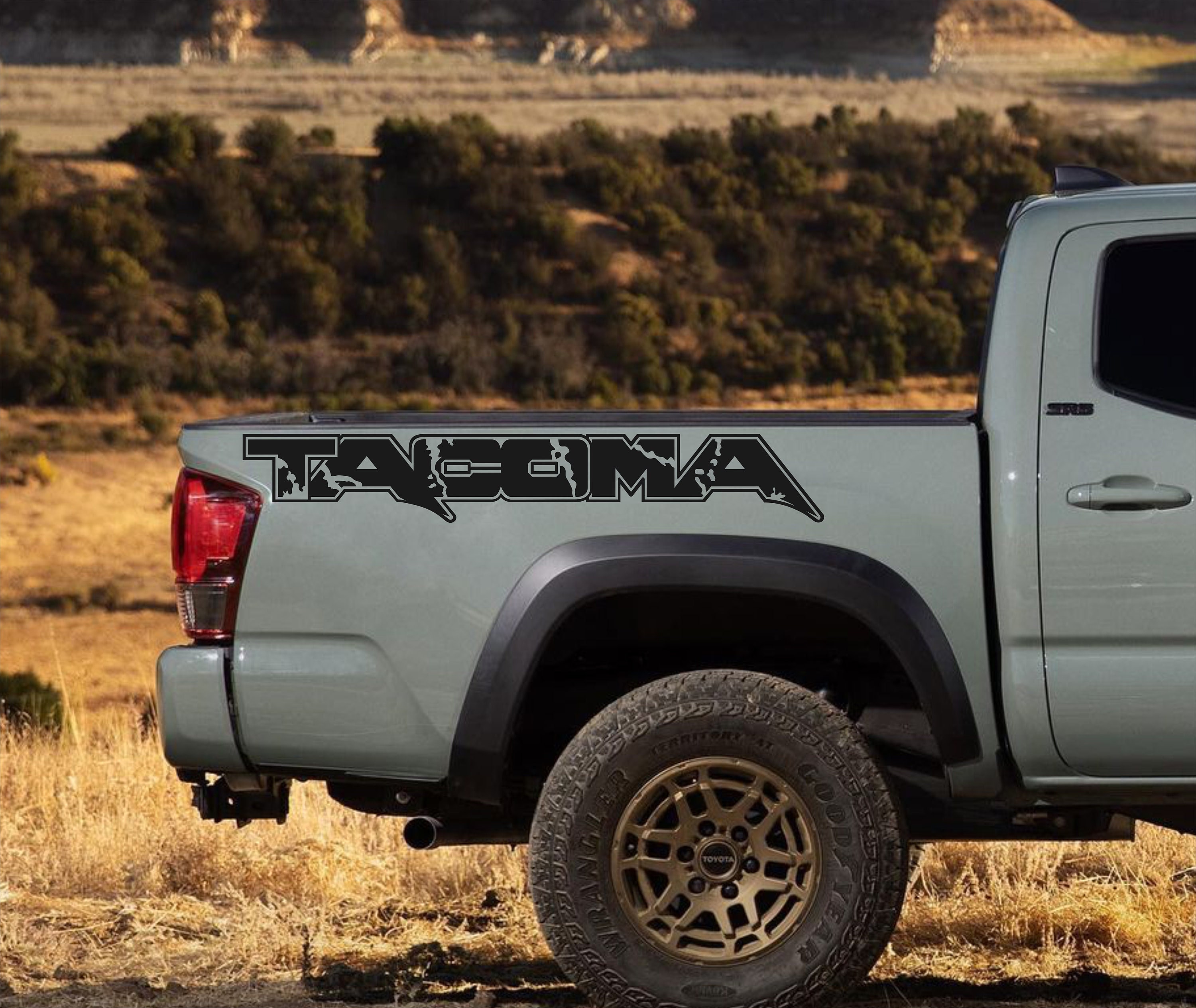 Toyota Tacoma  2016 - 2023  Bed Vinyl Decal Sticker Graphics Kit