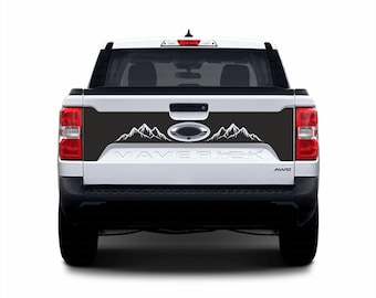 Tailgate Vinyl back Decal  fits Ford Maverick 2021 - 2024 sticker graphic kit