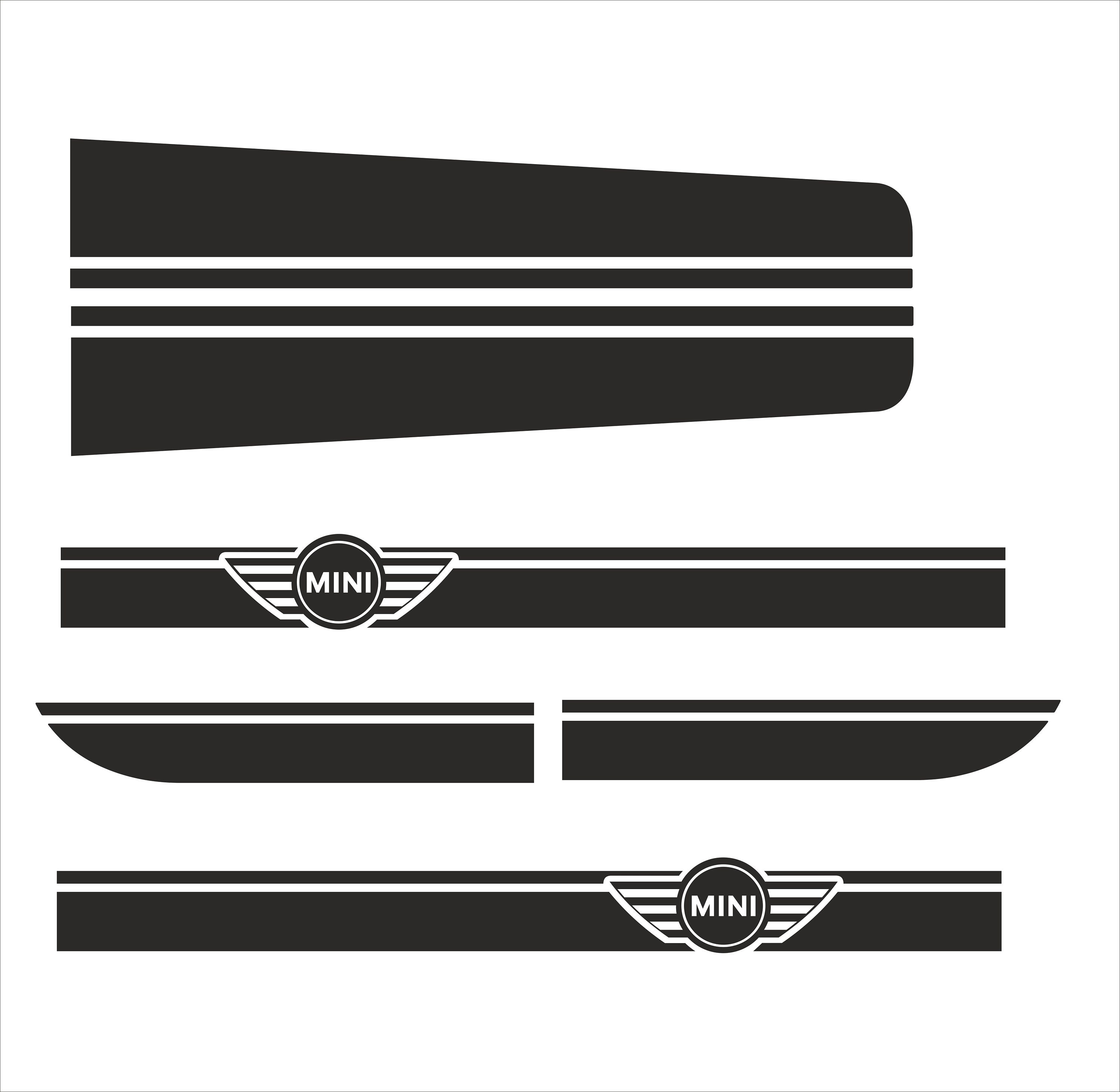 ADESIVI LATERALI PER AUTO UNIVERSALI STRISCE PERSONALIZZATE compatibili mercedes