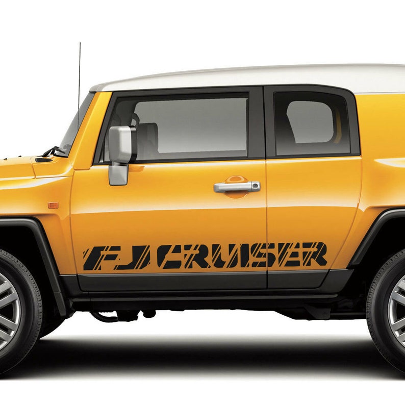 Yellow Rocker Panel Decals Toyota FJ Cruiser Rocker Panel Vinyl Decal Sticker Graphics Kit - Etsy