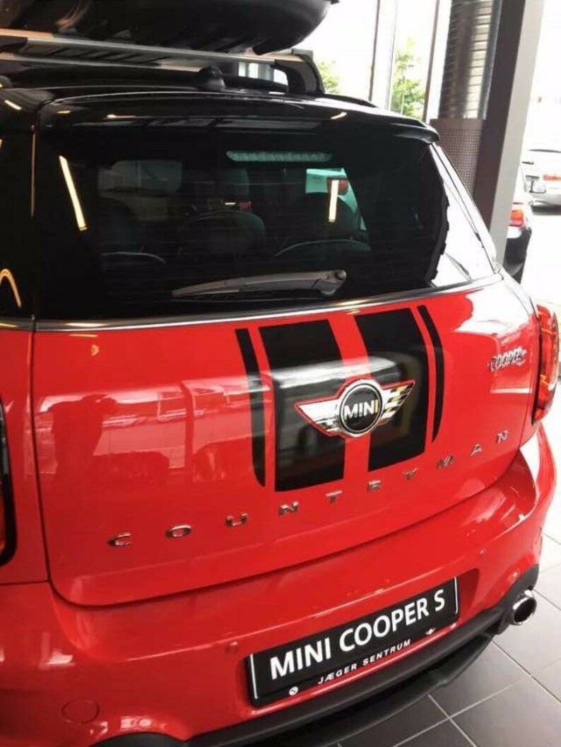 Mini Cooper R60 Graphics Mini Cooper S Countryman All4 R60 Viper Stripes Vinyl Decal Sticker ...