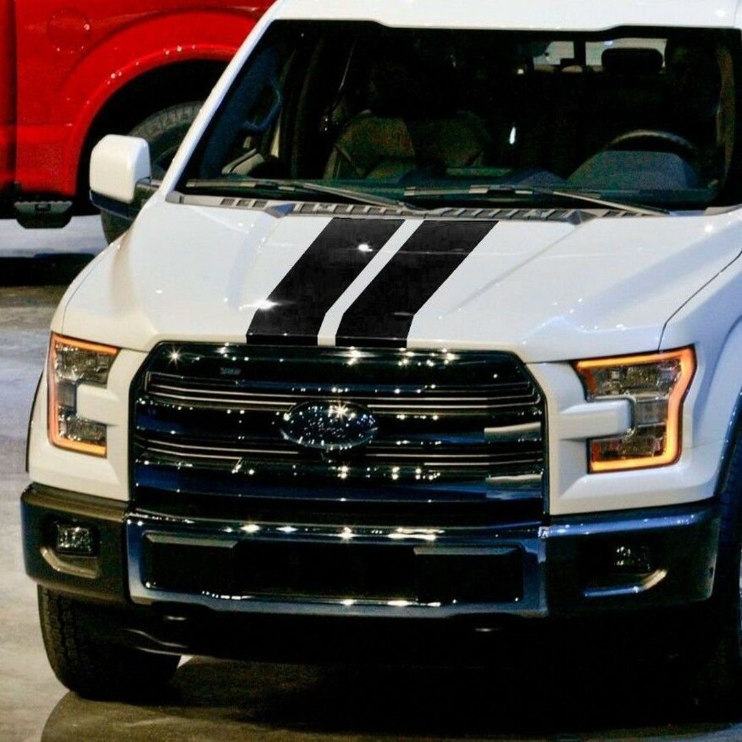 2015-2020 Ford F-150 Rally HOOD and Tail Gate Stripe Vinyl Decal ...