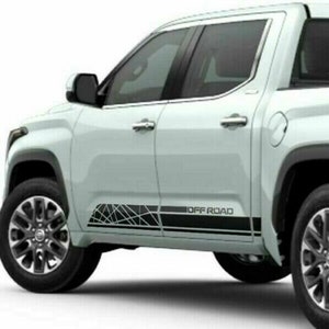 Toyota TUNDRA 2022 and up OFF ROAD Rocker Panel Vinyl Decal Sticker Graphics Kit