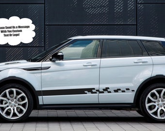 Range Rover Evoque Side Stripe Vinyl Decal Kit (2010-2017)