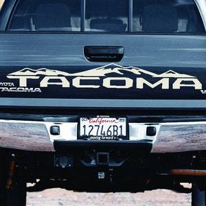 Toyota TACOMA 2016 - 2023 Tailgate Wild MOUNTAINS  Vinyl Decal Sticker Graphics Kit